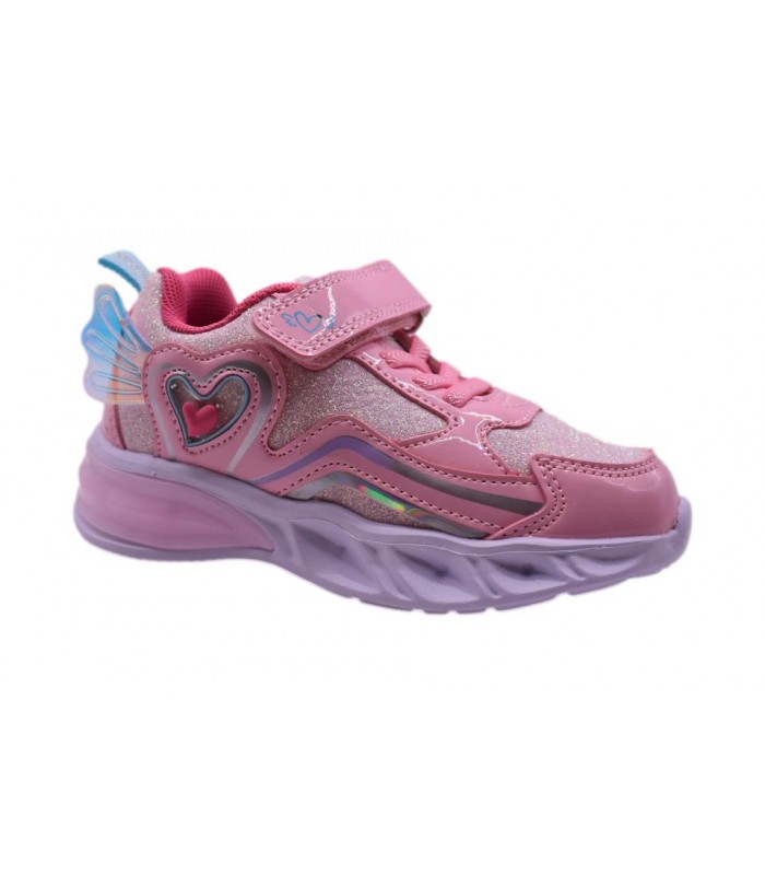 Κορίτσι Αθλητικό ροζ Giardino Doro με φωτάκια