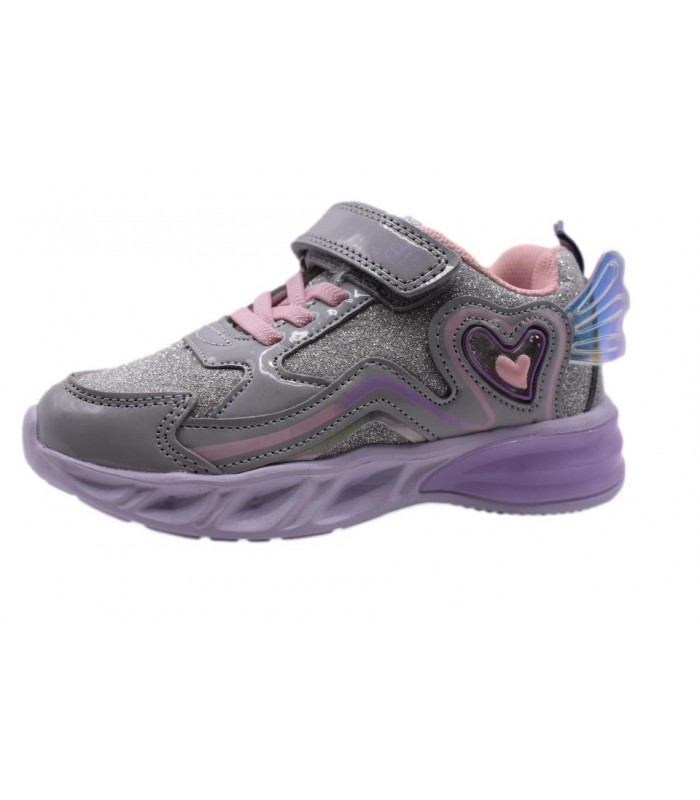 Κορίτσι Αθλητικό ασημί Giardino Doro με φωτάκια