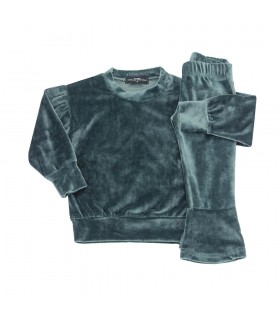 Σετ παιδικό κορίτσι πράσινο σκούρο