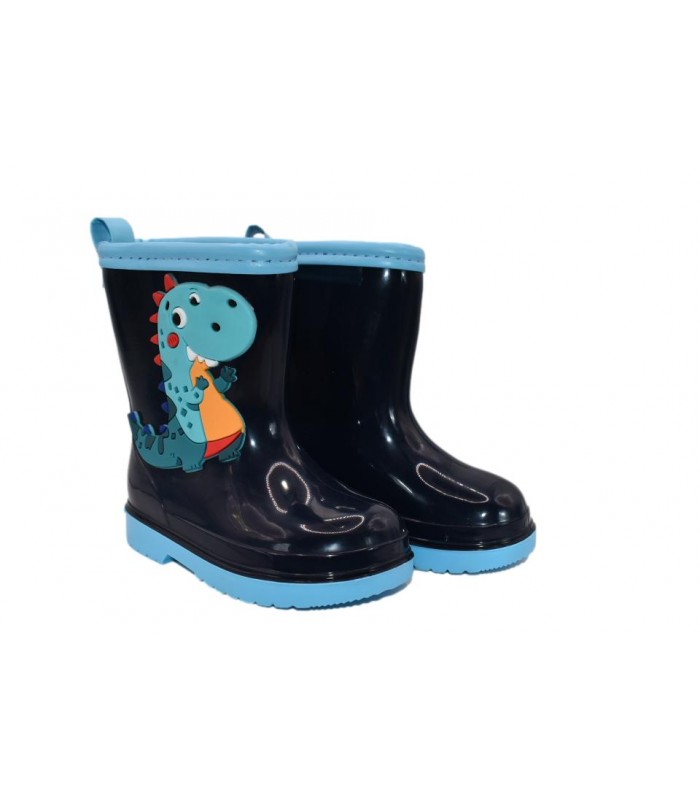 Γαλότσα για αγόρι με δεινόσαυρο και εσωτερική επένδυση