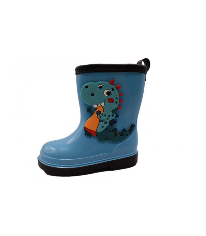 Γαλότσα για αγόρι με δεινόσαυρο και εσωτερική επένδυση