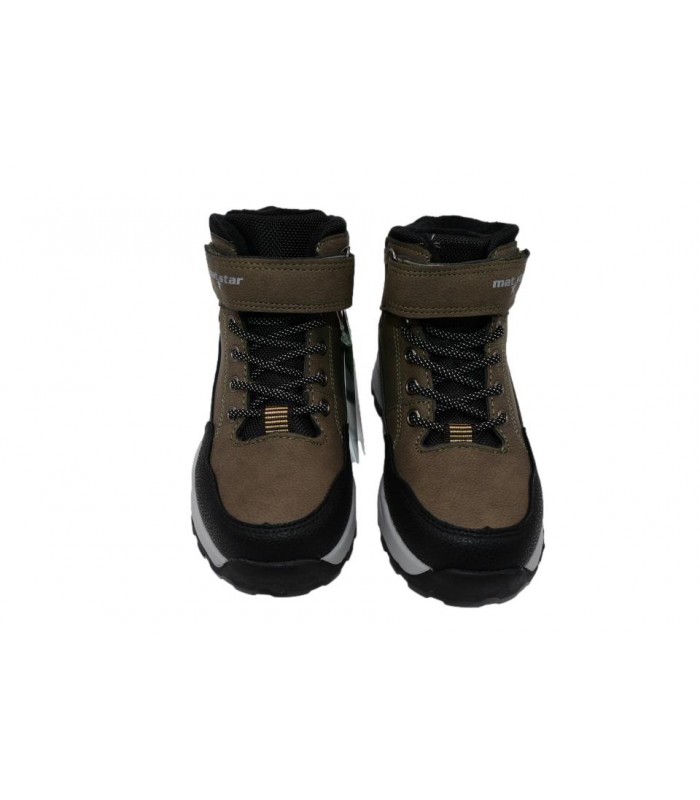 Αγορίστικο μποτάκι αδιάβροχο της εταιρείας Matstar σε λαδί χρώμα