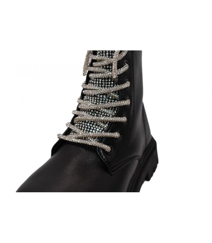 Αρβυλάκι μαύρο χρώμα με κορδόνι στρας