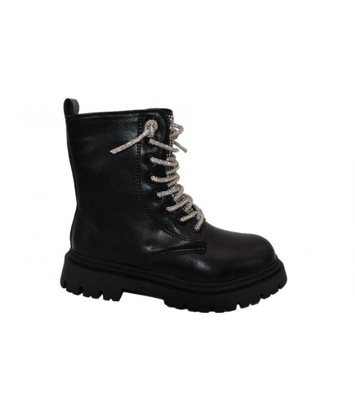 Αρβυλάκι μαύρο χρώμα με κορδόνι στρας