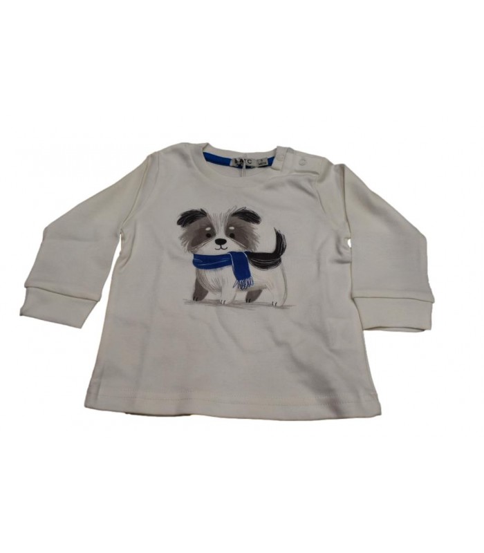 Μπλούζα βρεφική για αγόρι με σκυλάκι