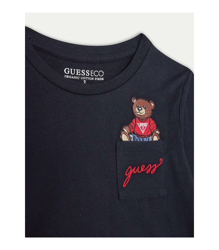 GuessΠαιδική Μπλούζα Μακρυμάνικη Μπλε