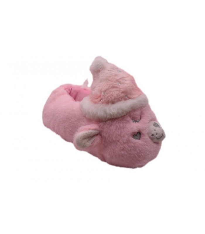 Κλειστή παντόφλα αρκουδάκι σε ροζ χρώμα