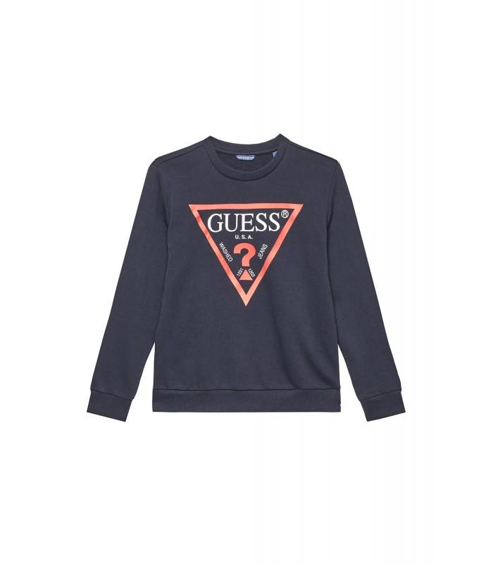 Φούτερ με τριγωνικό λογότυπο σε μπλε χρώμα