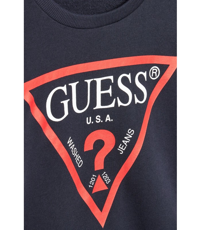 Φούτερ με τριγωνικό λογότυπο σε μπλε χρώμα