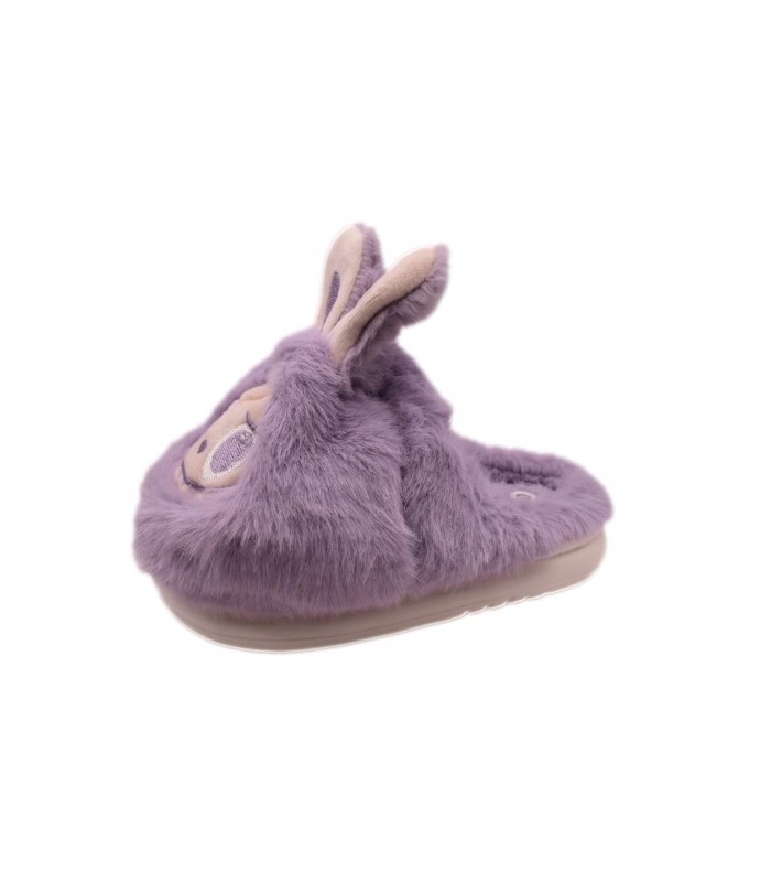 Παντόφλα Labubu σε μωβ χρώμα