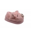 Κλειστή παντόφλα αρκουδάκι σε ροζ χρώμα