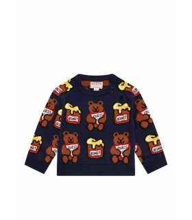 GUESS πουλόβερ μπλε