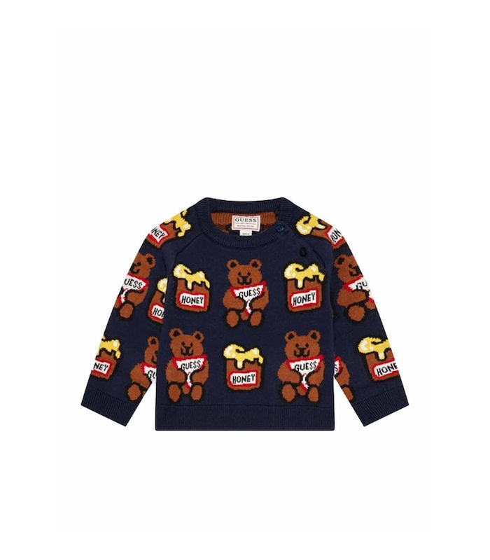 GUESS πουλόβερ μπλε