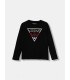 Guess Παιδική Μπλούζα Μακρυμάνικη Μαυρο