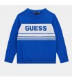 Πλεκτό πουλόβερ Guess μπλε