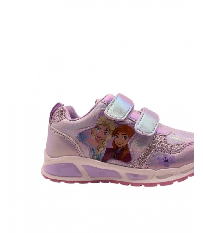 Αθλητικό FROZEN με φωτάκια σε μωβ χρώμα