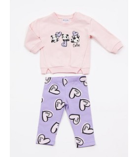 Trax παιδικό σετ φόρμας ροζ