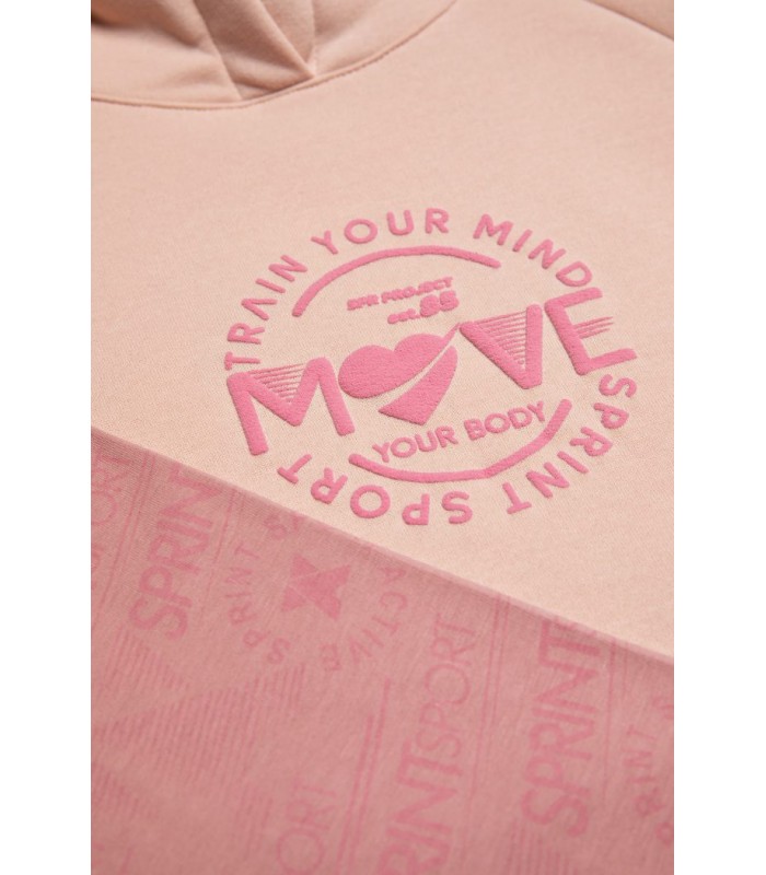 Sprint σετ με κολάν σε κοραλί χρώμα