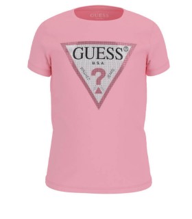 Guess Παιδικό T-shirt Ροζ