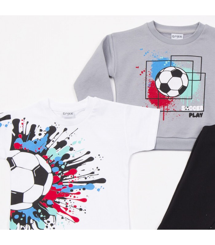 Σετ παντελόνι/μπλούζα/μπλούζα