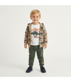 Σετ παντελόνι/μπλούζα/ζακέτα