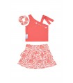 Σετ για κορίτσι με σορτς-φούστα