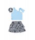 Σετ για κορίτσι με σορτς-φούστα