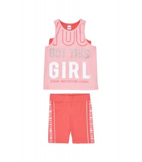 Σετ για κορίτσι με ποδηλατικό κολάν