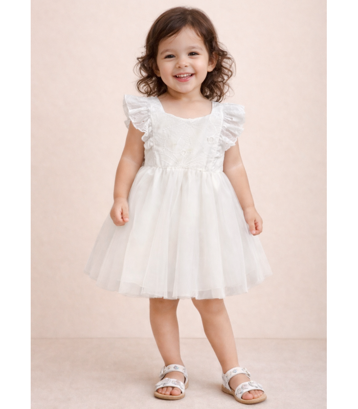 Φόρεμα κηπούρ με τούλι