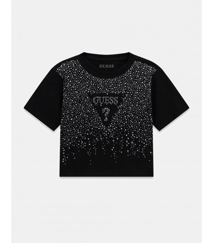 T-shirt με λογότυπο από στρασάκια