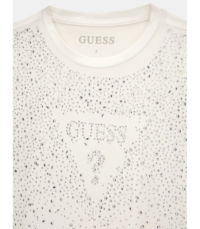 T-shirt με λογότυπο από στρασάκια