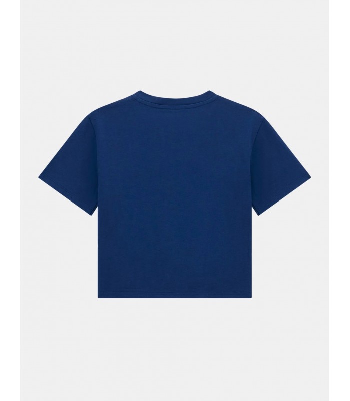 Κοντομάνικη μπλούζα με λογότυπο διακοσμημένο με στρας