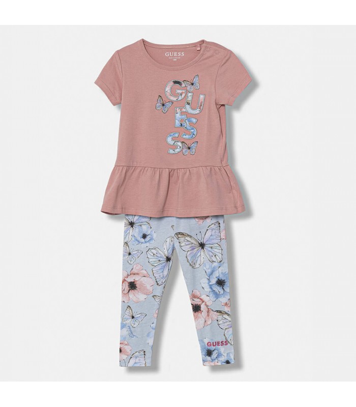 Βρεφικό σετ Guess Σομόν