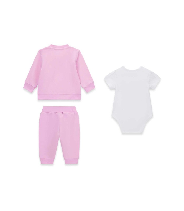 Βρεφικό σετ Guess παντελόνι με ζακέτα και κορμάκι