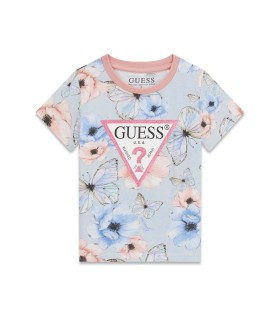 Μπλούζα Guess μακό Γαλάζιο