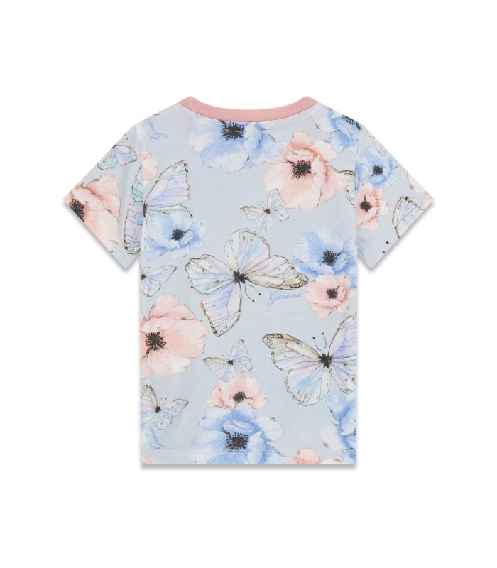 Μπλούζα Guess μακό Γαλάζιο