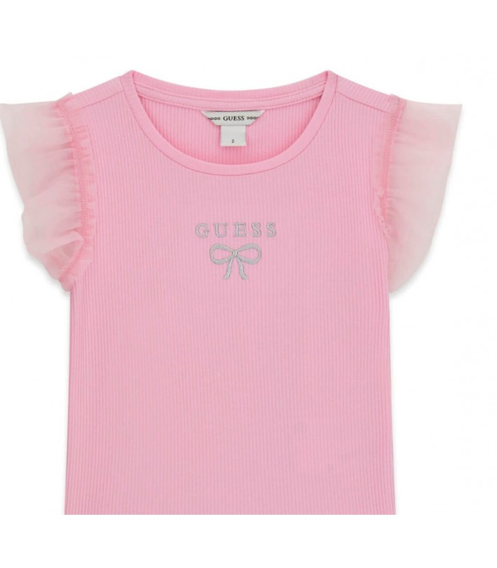 Μπλούζα rib Guess με τούλι