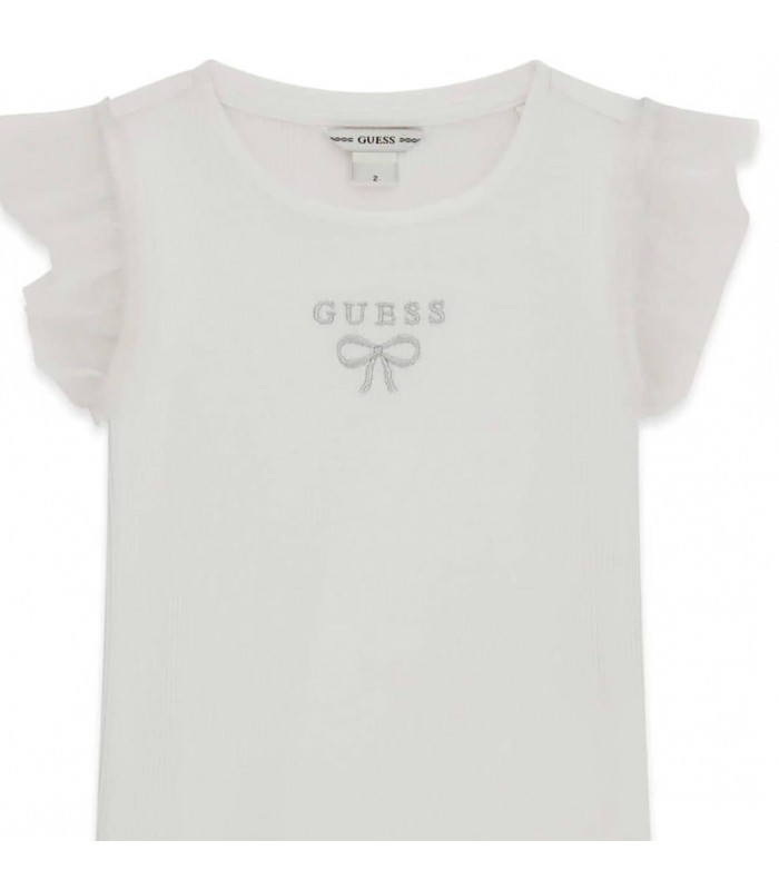 Μπλούζα rib Guess με τούλι