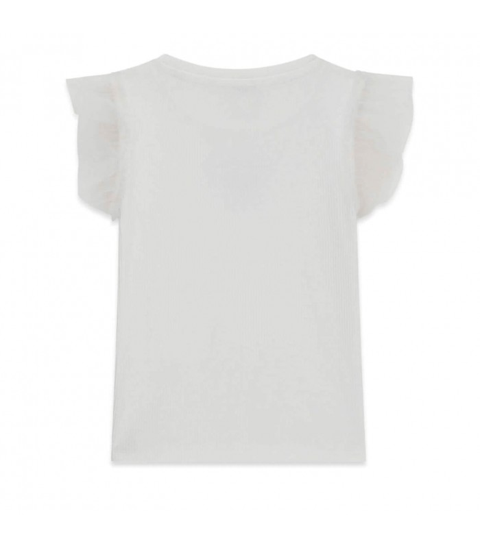 Μπλούζα rib Guess με τούλι