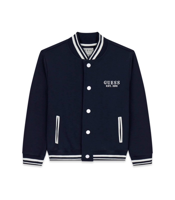 Μπουφάν Guess φούτερ  Μπλε