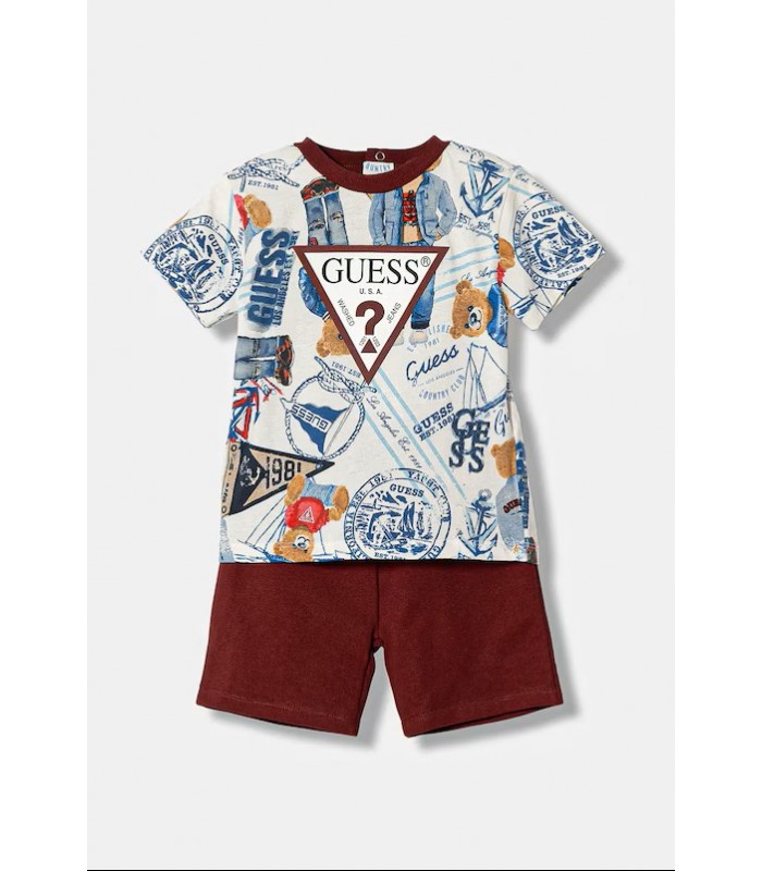 Βρεφικό βαμβακερό σετ Guess 2-pack