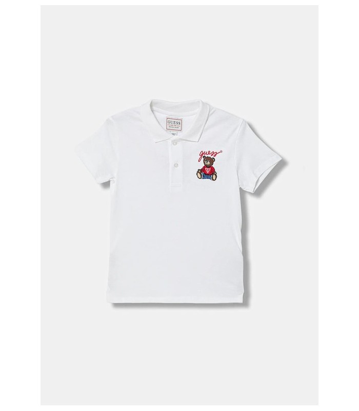 Βαμβακερό μπλουζάκι πόλο Guess