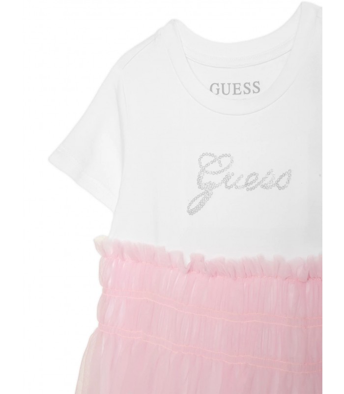 Φόρεμα Guess σε ροζ χρώμα