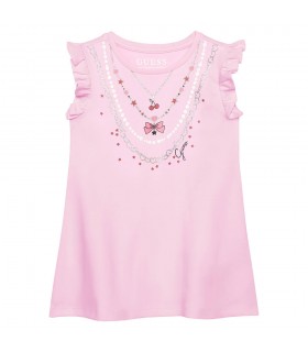 Φόρεμα μακό Guess Ροζ