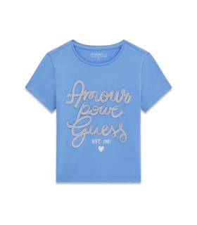 Μπλούζα Guess σε γαλάζιο χρώμα