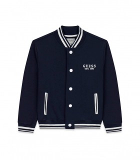 Μπουφάν Guess φούτερ Μπλε