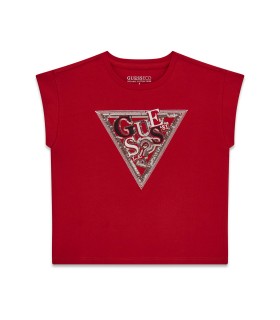 GUESS Μπλουζάκι σε Κόκκινο