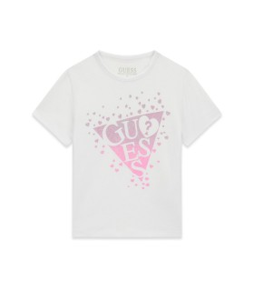 Μπλούζα μακό Guess λευκό χρώμα