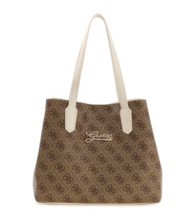 Τσάντα της εταιρείας Guess σε μπεζ χρώμα