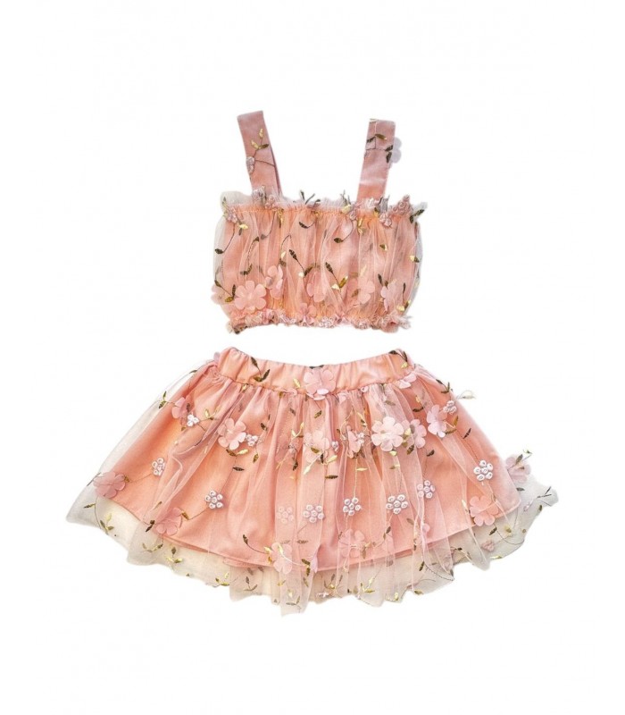 Σετ τούλινη φούστα και τοπάκι